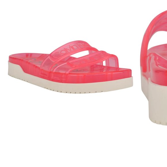 Tobi Logo-Embossed Platform Sandal by CALVIN KLEIN - Picture 10 of 11